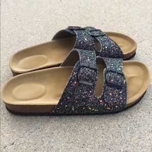 *SOLD!* Glitter Sandals - NWOT, OBO